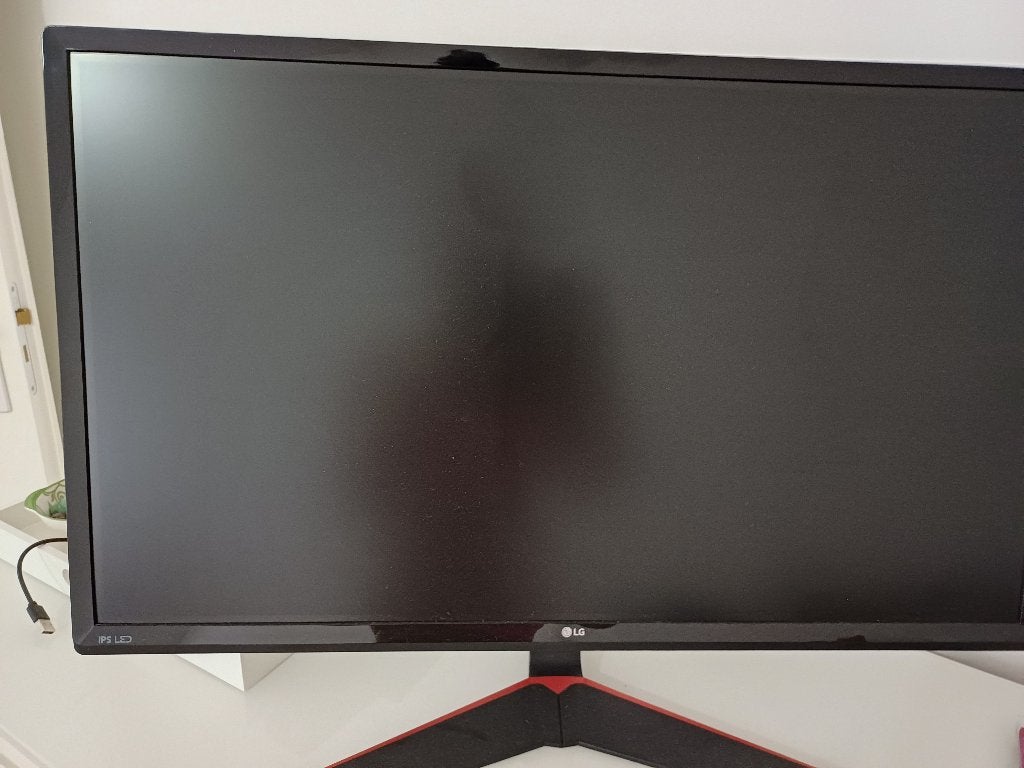 Zwarte LG monitor werkt prima!, Gebruikt, IPS, Full HD, Ophalen of Verzenden