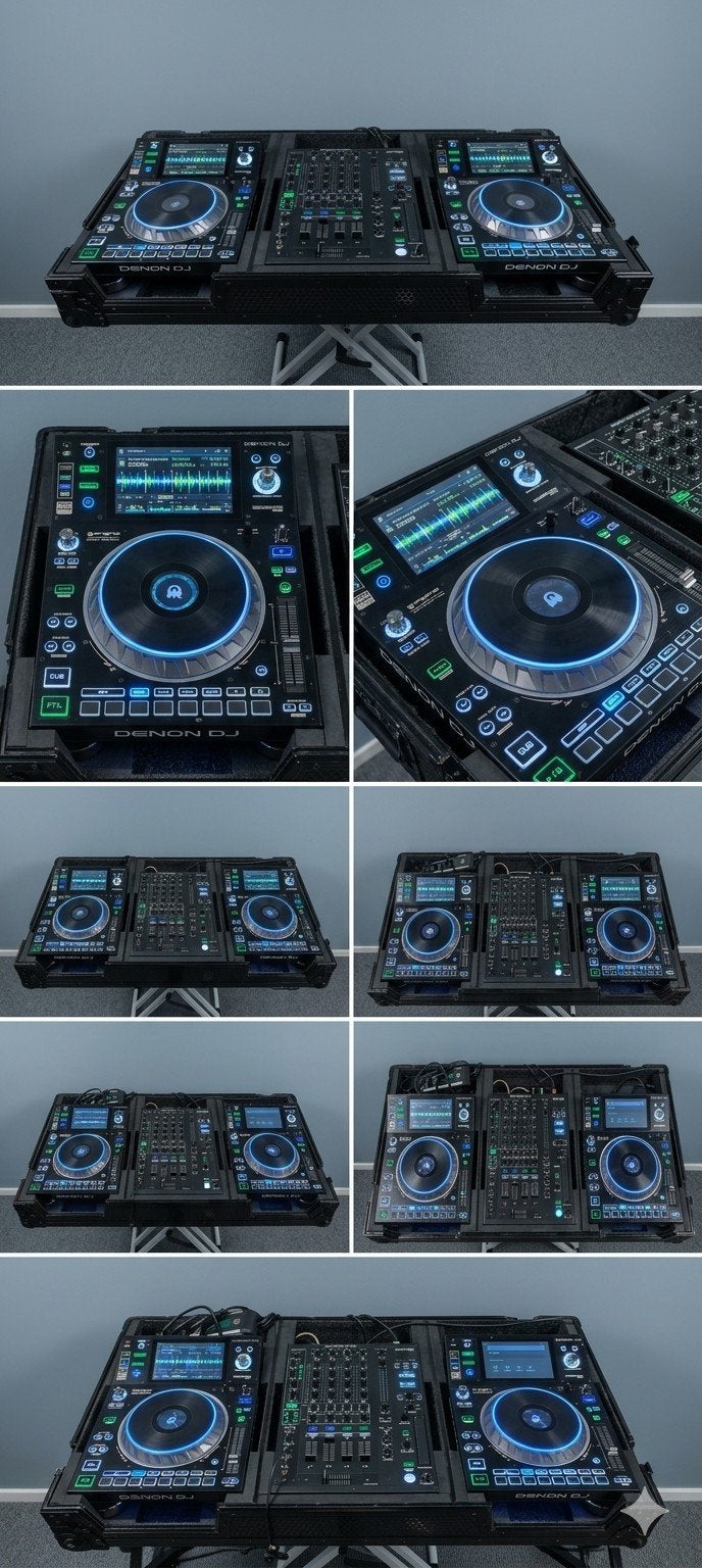 Denon DJ Prime SC5000 X1800 DJ-set met flightcase, Muziek en Instrumenten, Dj-sets en Draaitafels, Ophalen of Verzenden