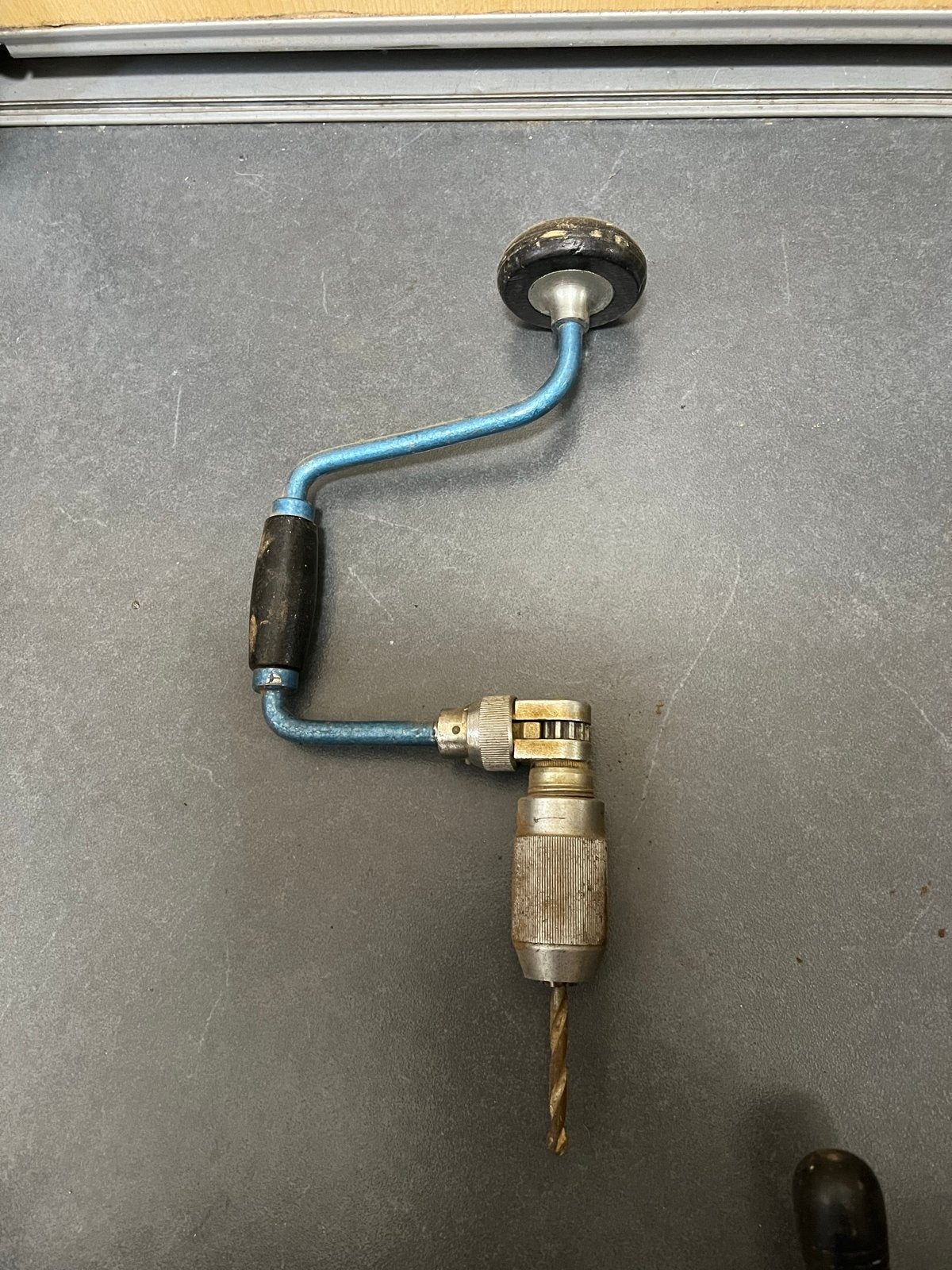 Vintage handboor met boor - Gebruikt, Doe-het-zelf en Verbouw, Gereedschap | Handgereedschap, Gebruikt, Accuboormachine, Ophalen