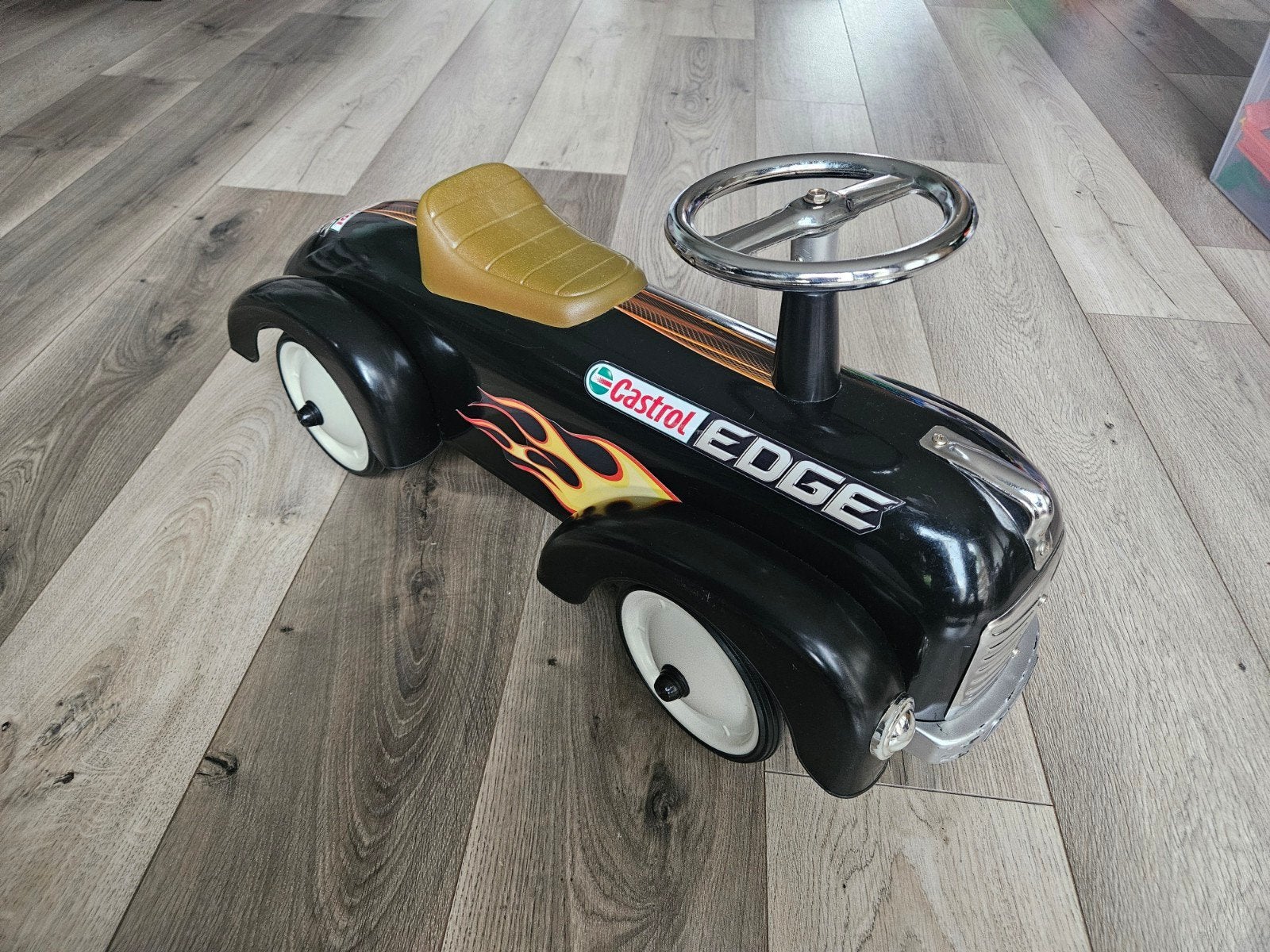 Retro loopauto metaal, Ophalen, Gebruikt