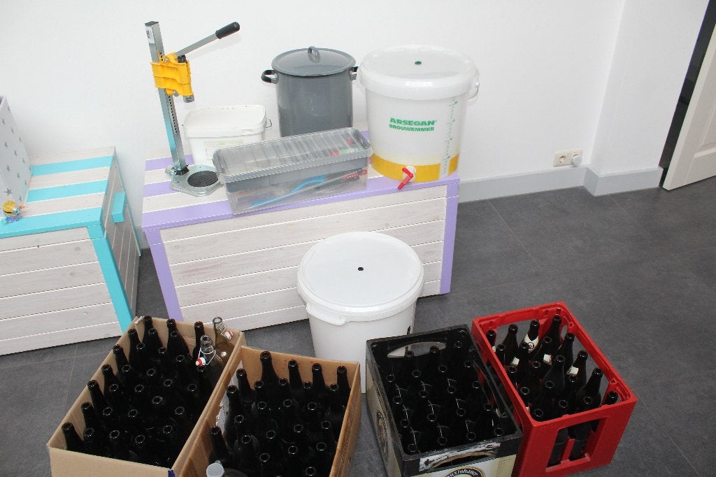 Zeer complete bierbrouwset voor 100 euro, Ophalen, Zo goed als nieuw, Overige typen, Overige merken