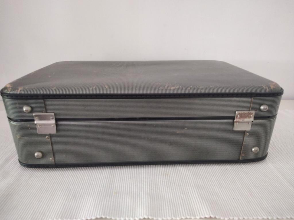 K383 VINTAGE jaren  60 koffer van geperst karton, Overige materialen, Gebruikt, 50 tot 60 cm, -