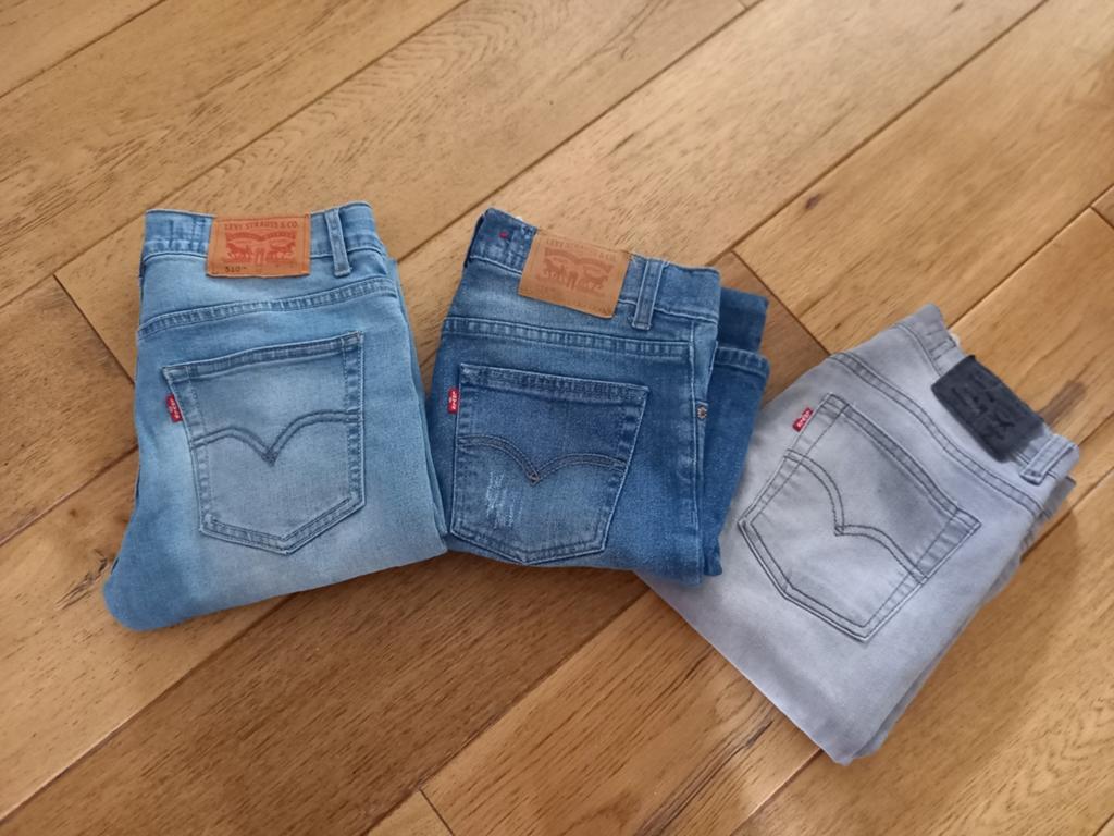 3 mooie Levi's jeans 510 (meisje) mt 152 i.z.g.s.!, Kinderen en Baby's, Ophalen of Verzenden, Zo goed als nieuw, Meisje, Broek