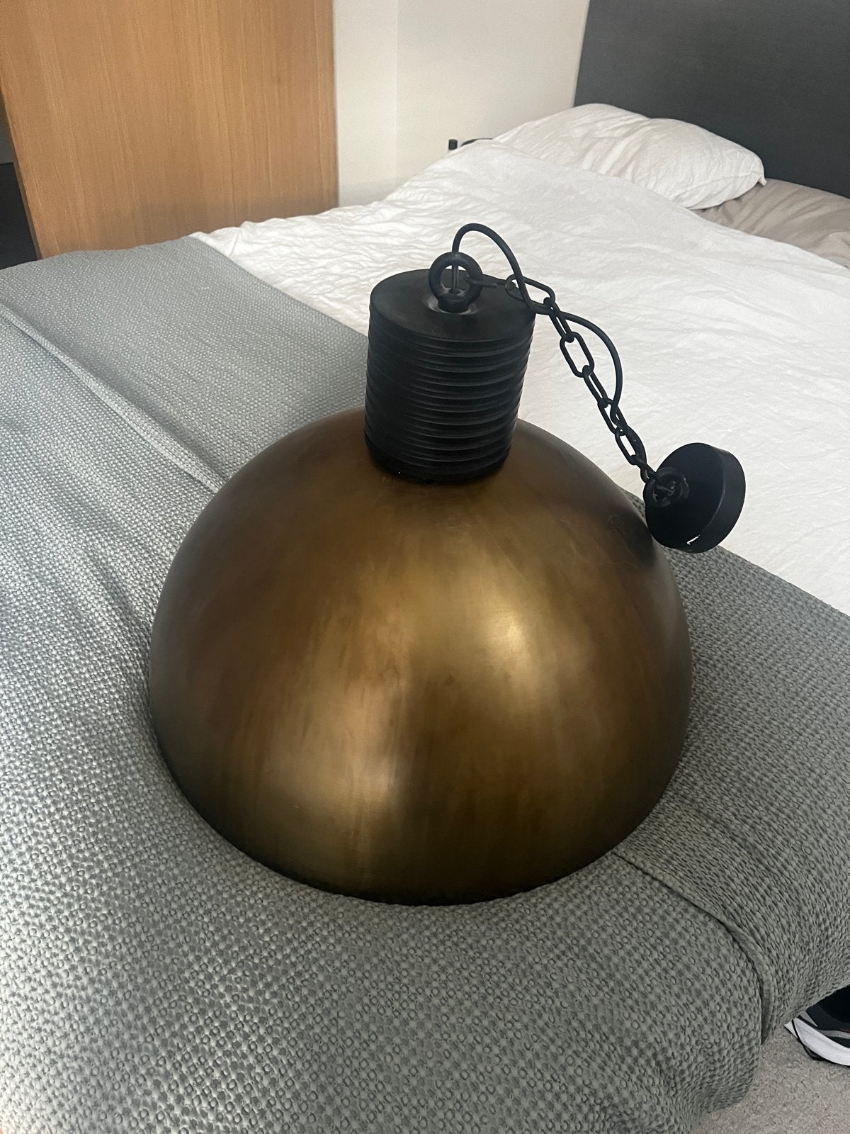 Masterlight Larino Brass Hanglamp - Zo goed als nieuw, Ophalen, Zo goed als nieuw, Metaal, Industrieel