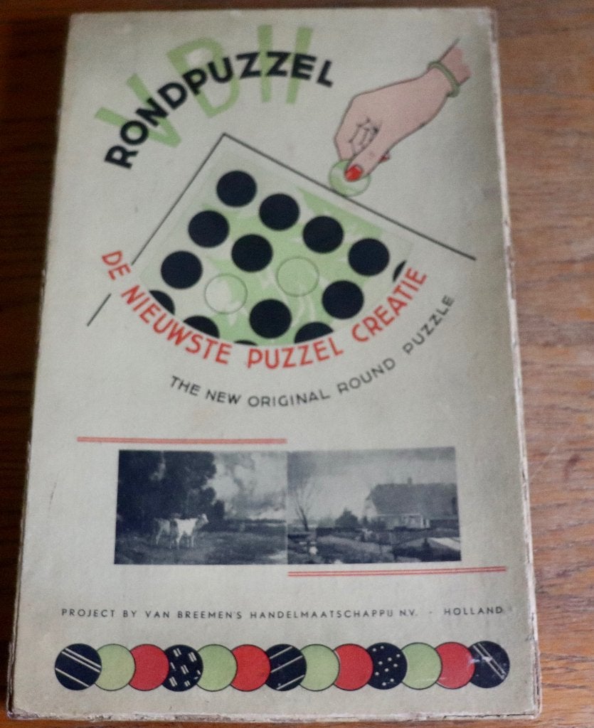 Rondpuzzel. De nieuwste rage uit de jaren '60!!, Ophalen of Verzenden, Zo goed als nieuw