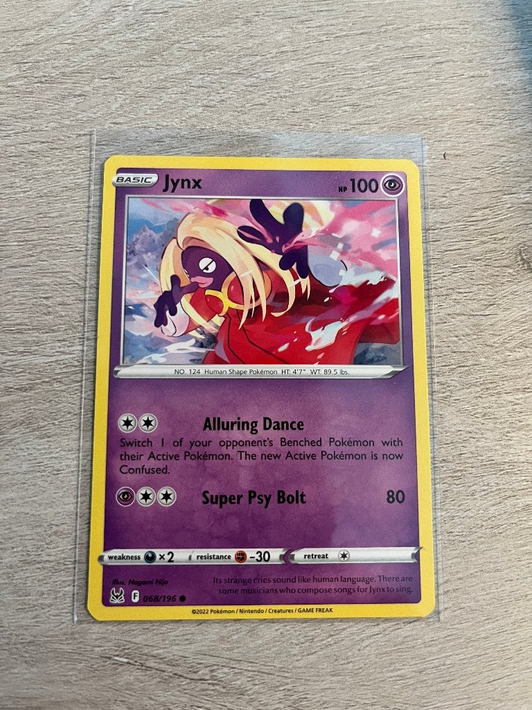 Jynx 068/196 Lost Origin - Pokémon Kaart, Ophalen of Verzenden, Nieuw, Losse kaart