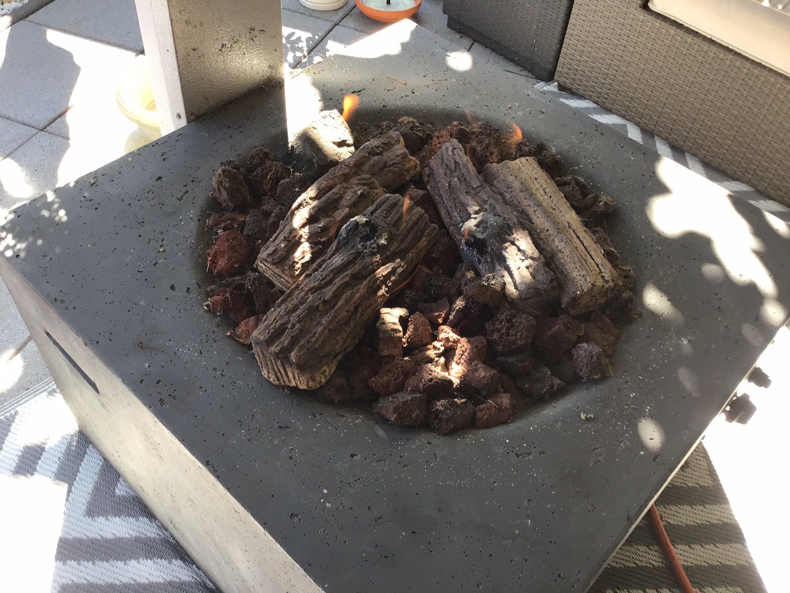Cocoon Vuurtafel op gas, Ophalen, Gebruikt