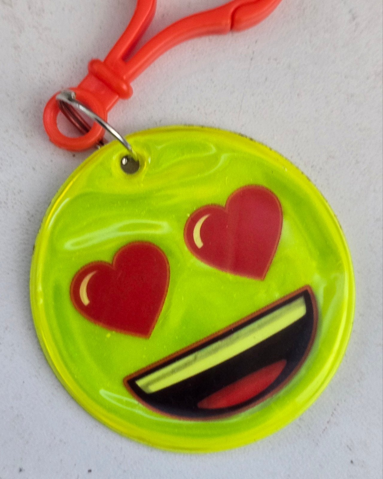 Sleutelhanger Emoji verliefd - Geel, Ophalen of Verzenden, Nieuw, Overige typen