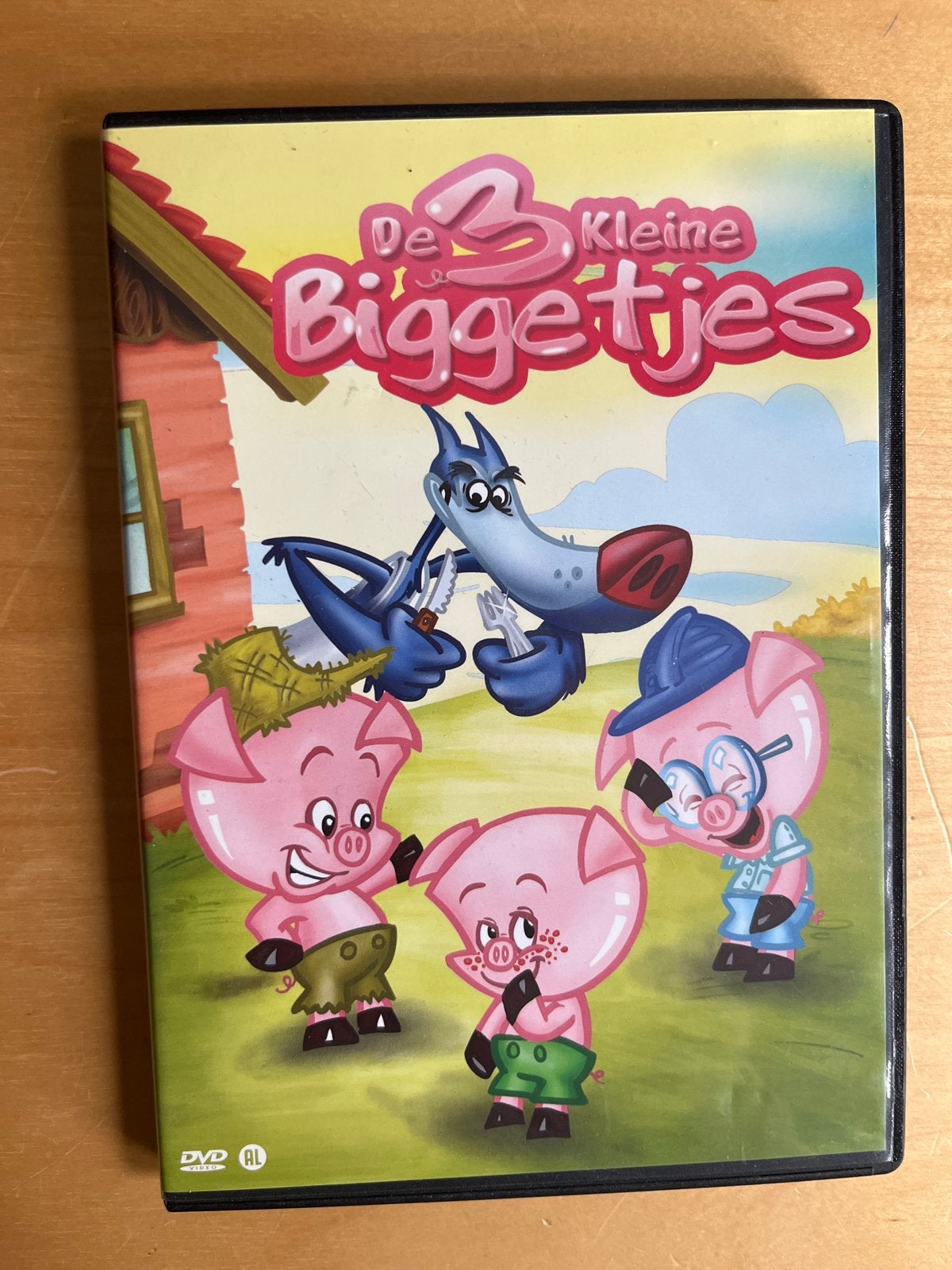 De 3 Kleine Biggetjes DVD - Familie Animatie Film, Cd's en Dvd's, Dvd's | Kinderen en Jeugd, Gebruikt, Animatie, Alle leeftijden