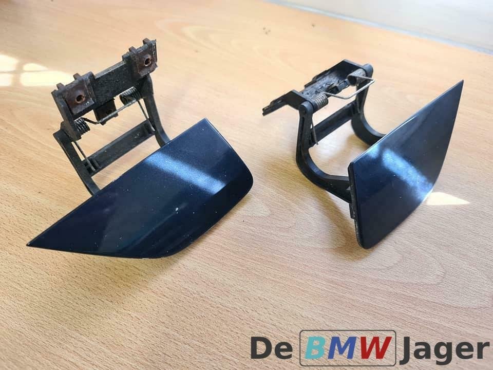 Koplampsproeier afdekkap set BMW 7-serie E65 51117015023, Auto-onderdelen, Gebruikt, Ophalen of Verzenden, BMW, BMW