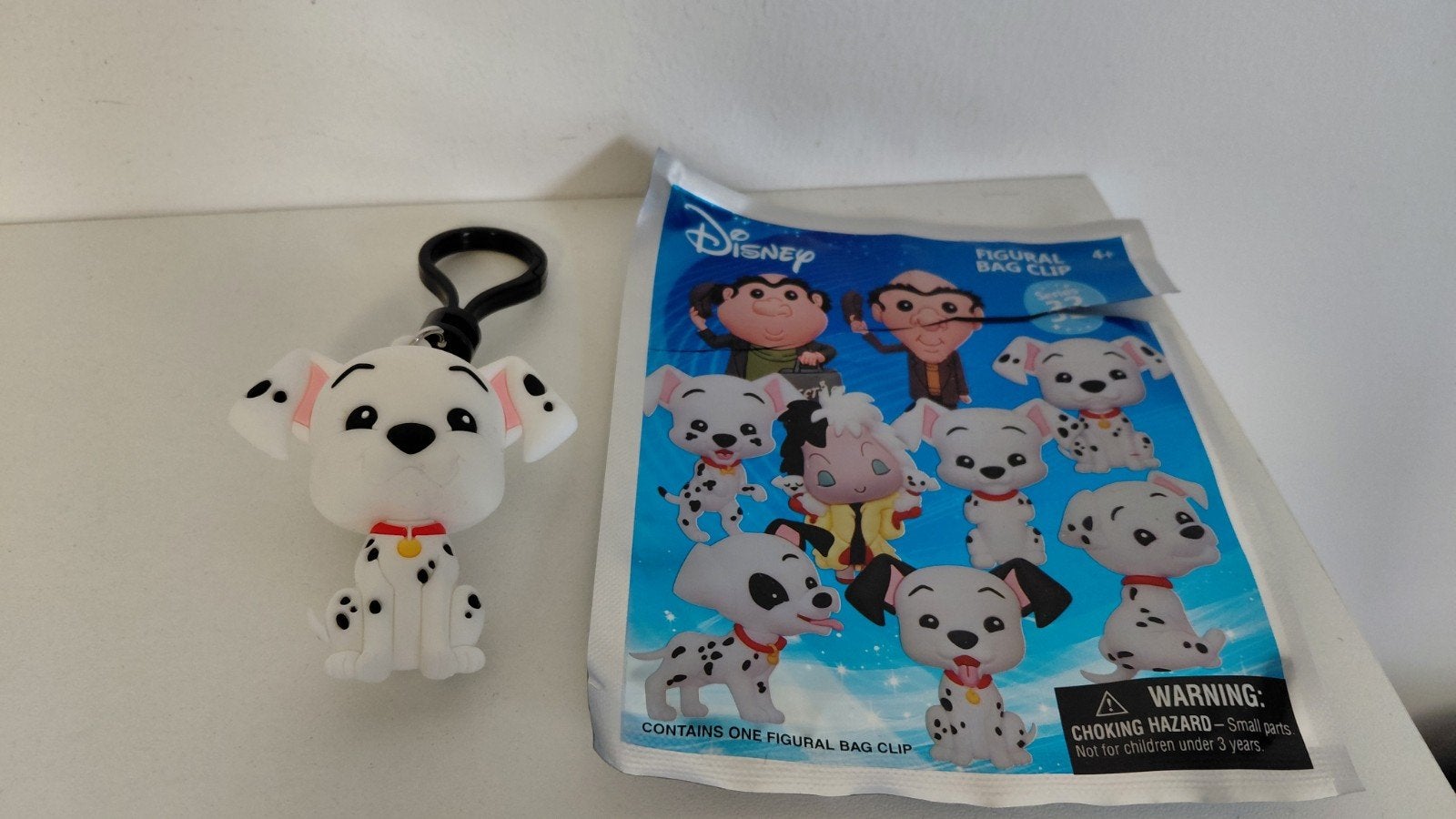 Disney figural keyring 101 dalmatiers Perdita, Ophalen of Verzenden, Overige figuren, Zo goed als nieuw, Beeldje of Figuurtje