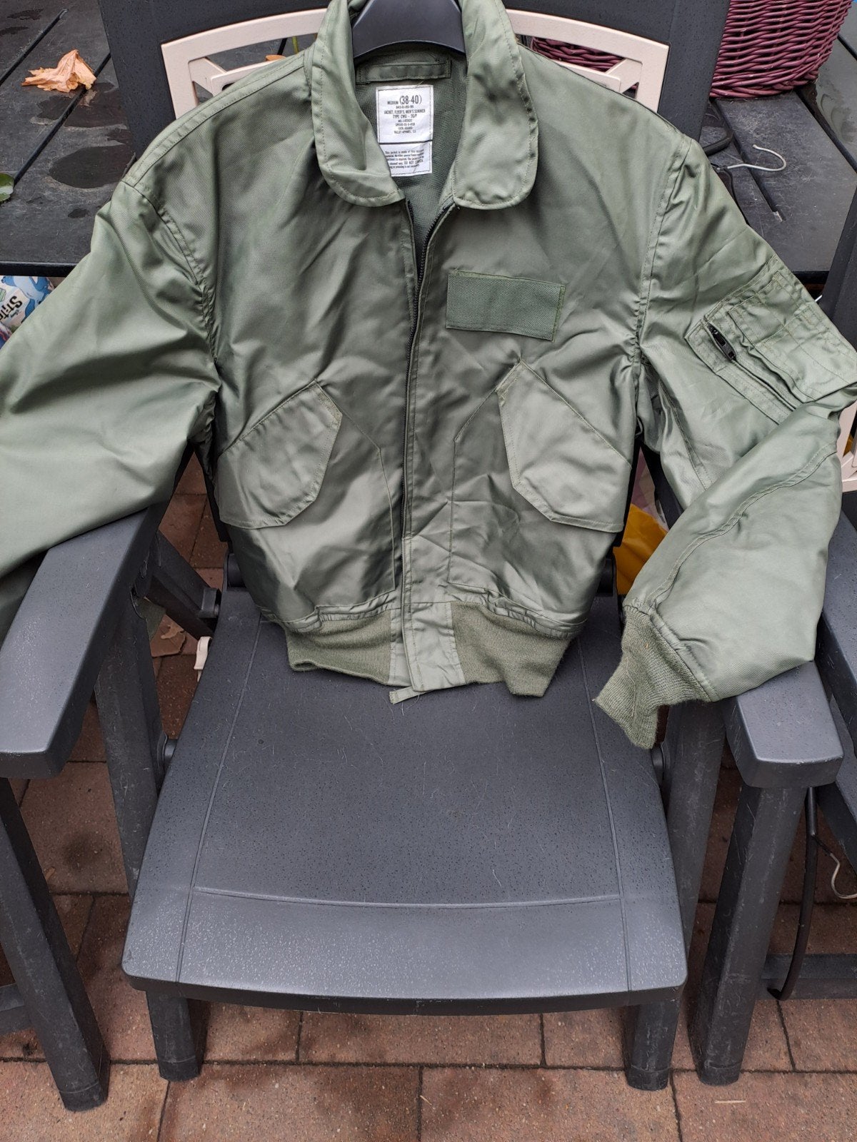 Vintage piloten jack- Maat 38-40 (M), Verzamelen, Amerika, Onbekend, Kleding of Schoenen, Ophalen of Verzenden