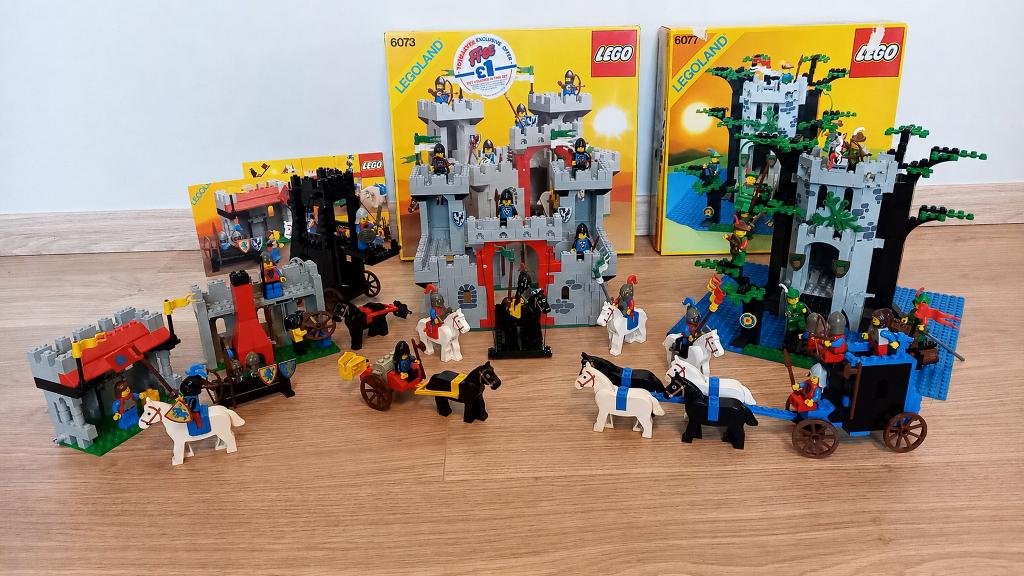 LEGO Castle sets 6073, 6077, 6011, 6040, 6041, 6055 & 6061, Kinderen en Baby's, Speelgoed | Duplo en Lego, Compleet, Lego, Ophalen of Verzenden
