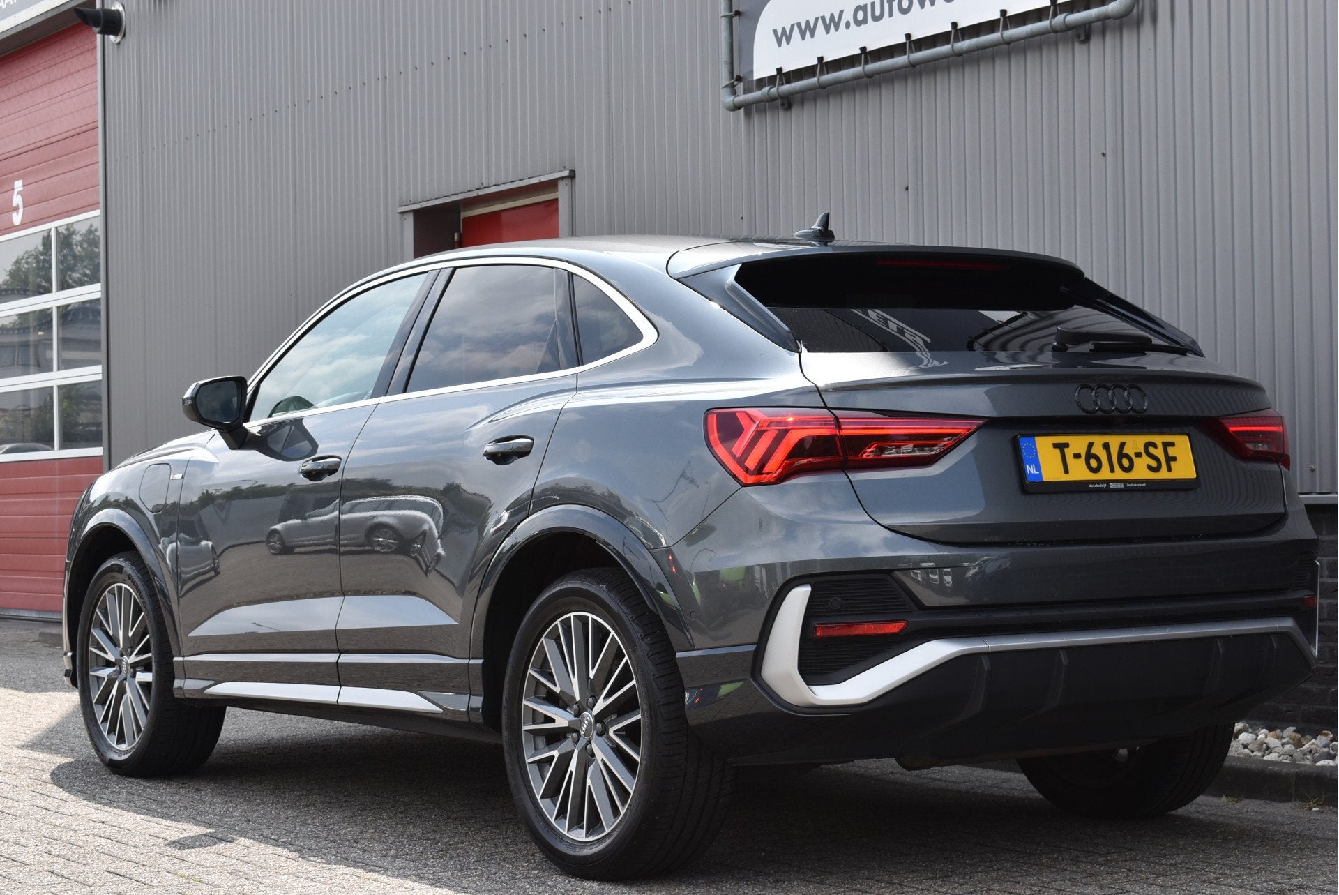 Audi Q3 Sportback 45 TFSI e 2x S-line Adaptive cruise, Virtu, Gebruikt, Euro 6, Leder en Stof, Hybride Elektrisch/Benzine
