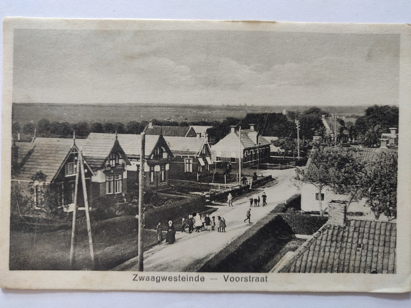 A607 Zwaagwesteinde 1930 naar Rijperkerk, Ophalen of Verzenden, 1920 tot 1940