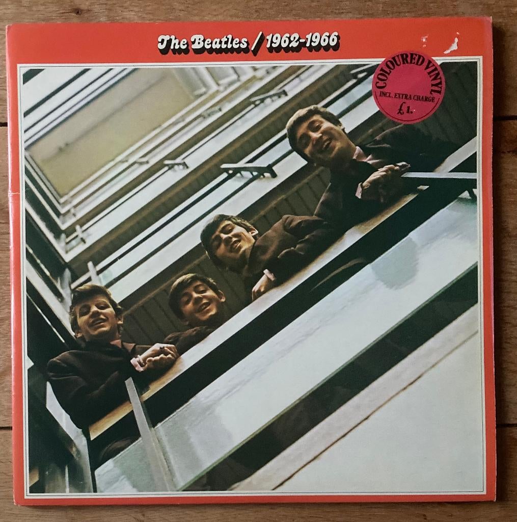 The Beatles 1962-1966, 2 LP, coloured red vinyl, Ophalen of Verzenden, Gebruikt, 12 inch