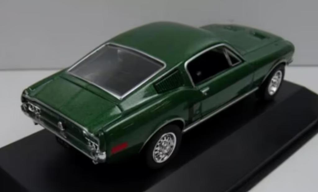 Ford Mustang GT 390 2+2 Fastback 1968 Groen schaal 1/43 IXO, Verzenden, Nieuw, Auto, Overige merken