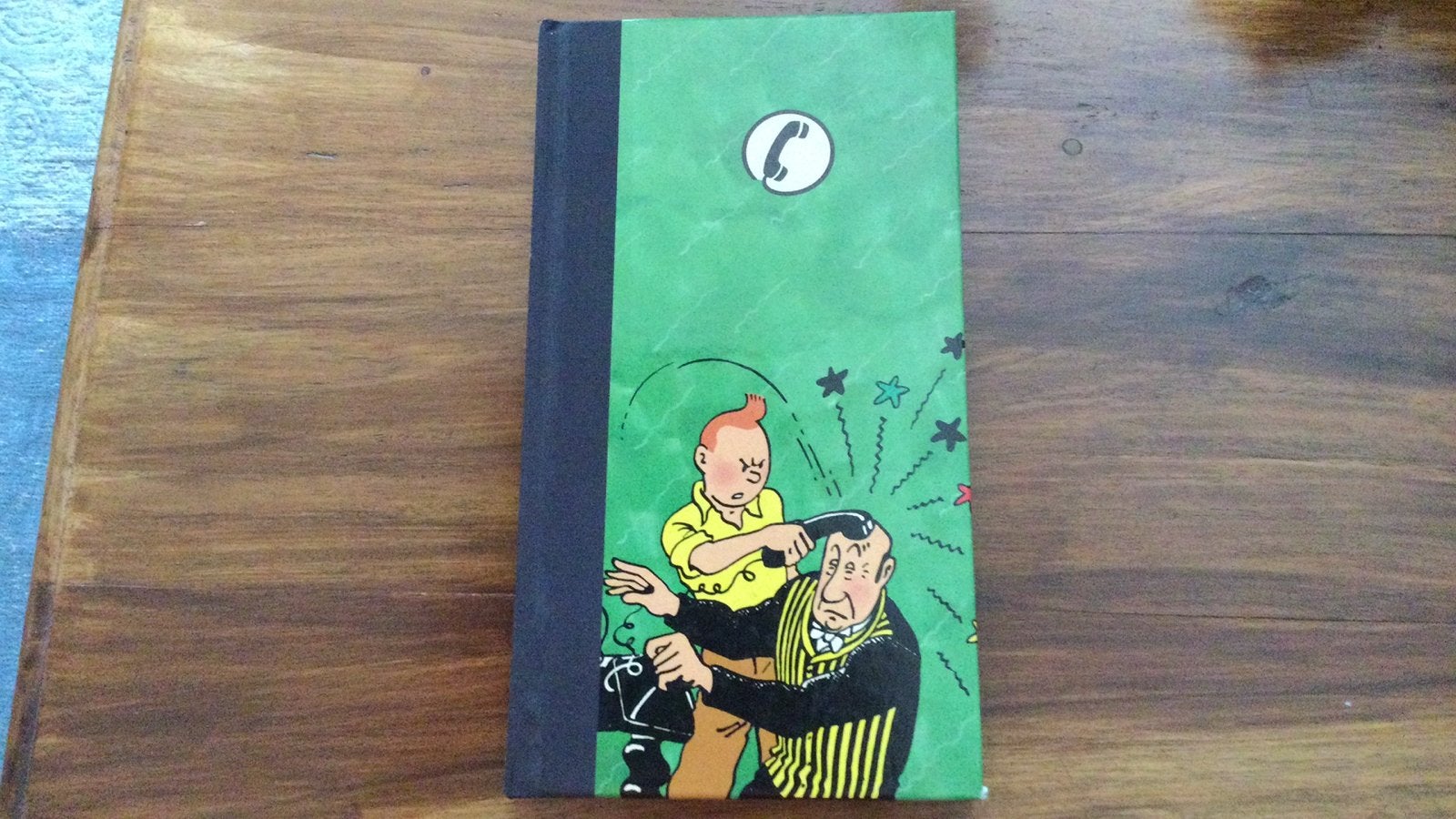 Kuifje Telefoonboek/Adresboek - Groen, Boeken, Ophalen of Verzenden, Gelezen