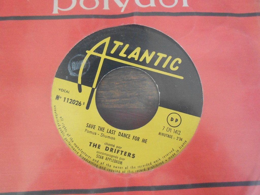 The Drifters    single, Gebruikt, 7 inch, Ophalen of Verzenden, Beschermende buitenhoes