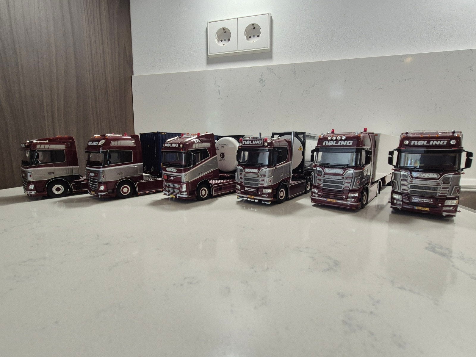 WSI Models Røling Transport A/S set, Overige merken, 1:50 of kleiner, Ophalen of Verzenden, Zo goed als nieuw