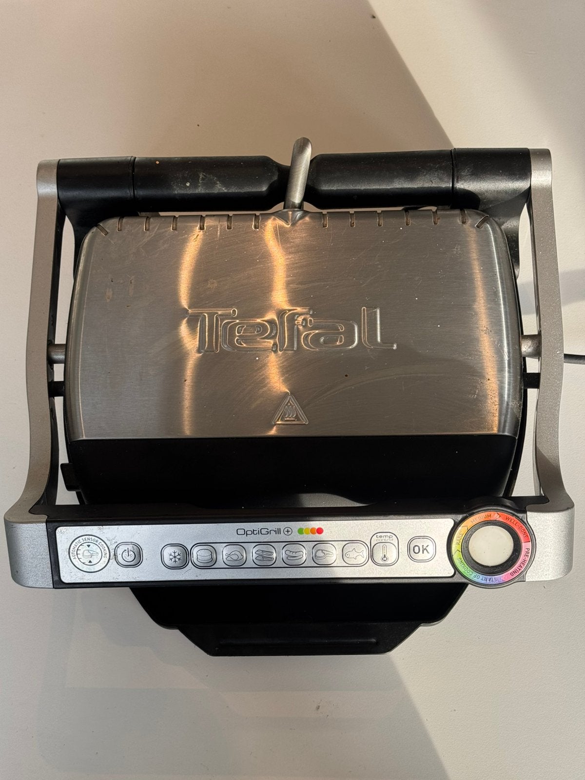 Tefal OptiGrill+ Contactgrill – goede staat, Ophalen, Zo goed als nieuw