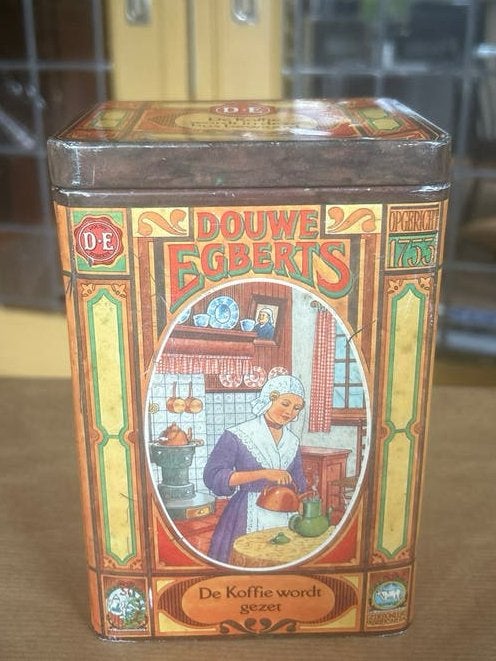 Vintage Douwe Egberts Koffiebus - De Koffie wordt..., Ophalen of Verzenden