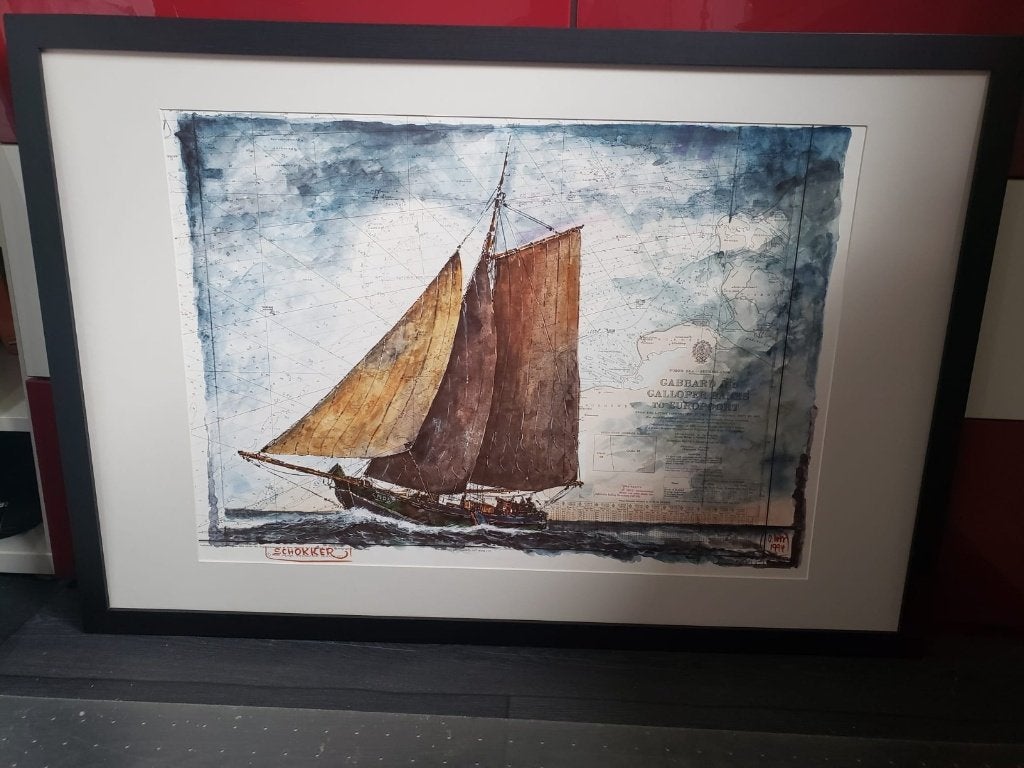 Ole West schokker, Ophalen, 50 – 75, 75 tot 100 cm, Print