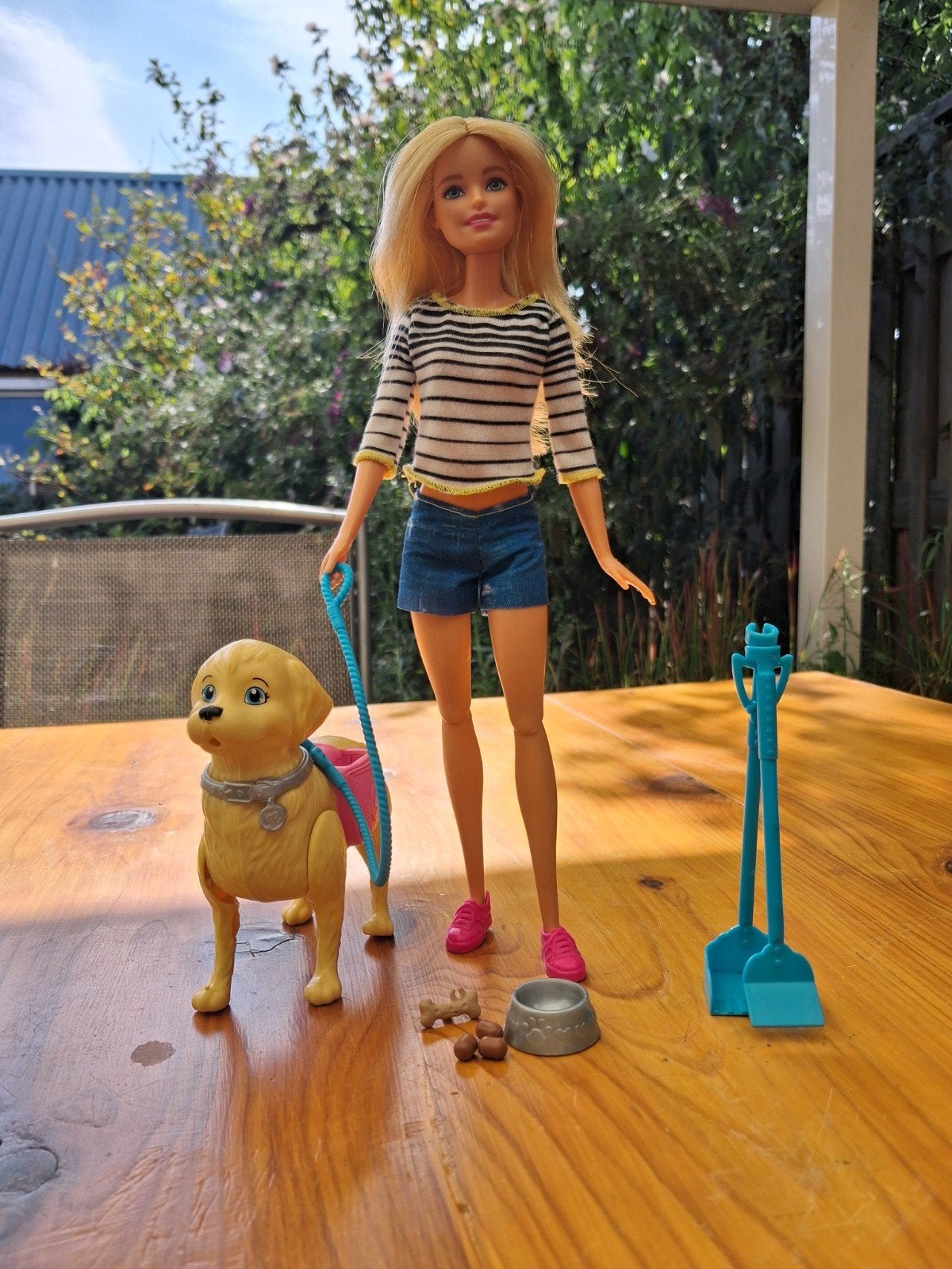 Barbie Wandel & Speelpuppy, Ophalen of Verzenden, Gebruikt, Pop