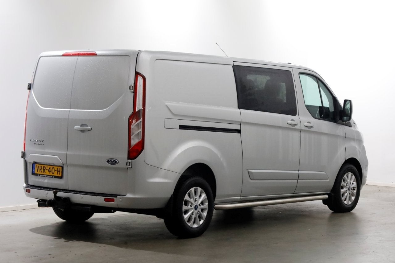 Ford Transit Custom 2.0 TDCI 130pk L2H1 Limited D.C. Airco/N, Voorwielaandrijving, 15 km/l, Euro 6, 4 cilinders
