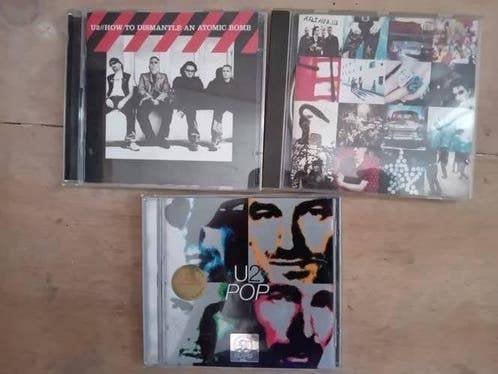 3 x muziek cd U2 Pop How to Dismantle - can't leave behind, Ophalen of Verzenden, Gebruikt, Pop