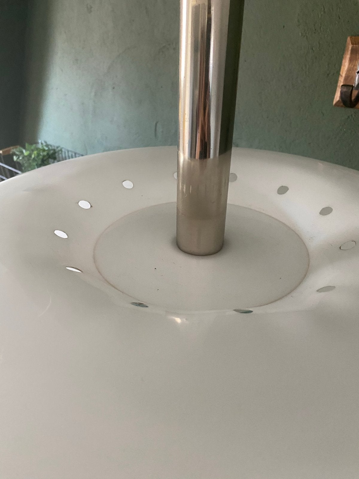 Italiaanse Space Age designlamp in Guzzini stijl, Huis en Inrichting, Lampen | Vloerlampen, Ophalen, Kunststof, Gebruikt, E27 (groot)