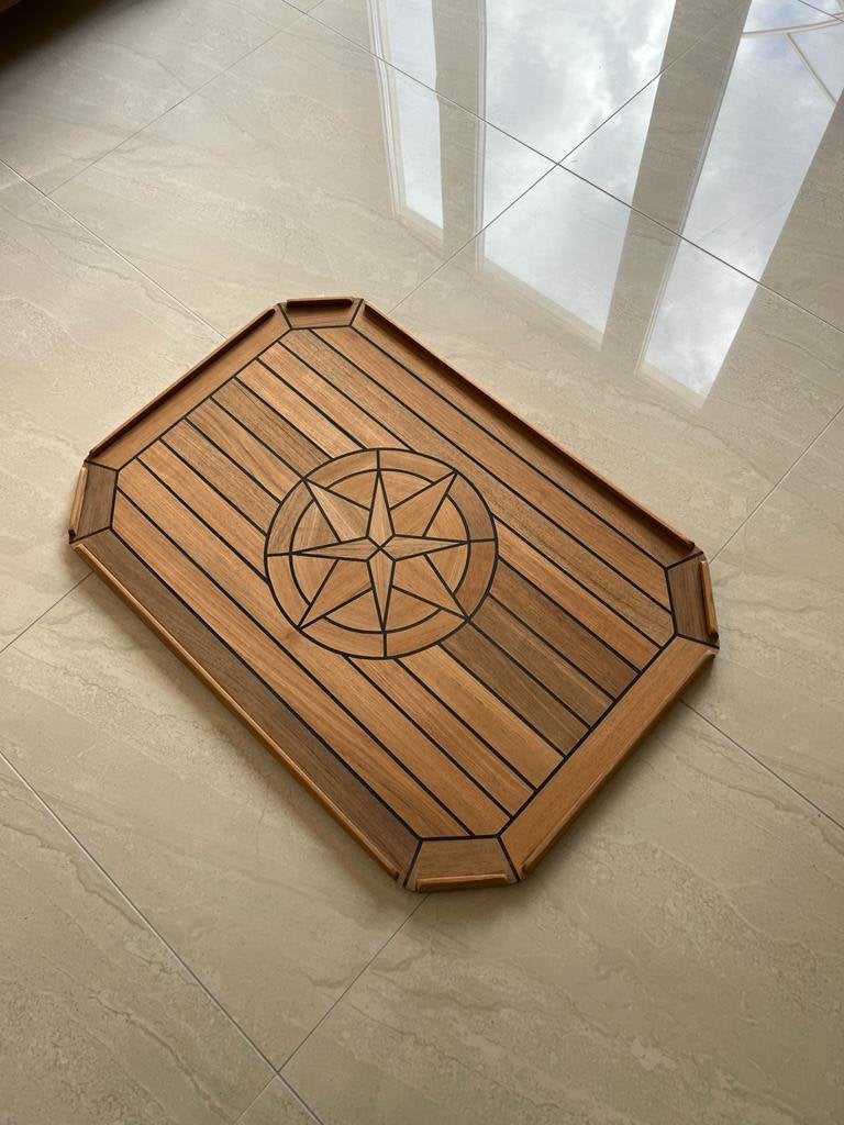 Teakhouten tafelblad nieuw en ongebruikt., Ophalen of Verzenden, Nieuw, Overige typen, Zeilboot of Motorboot