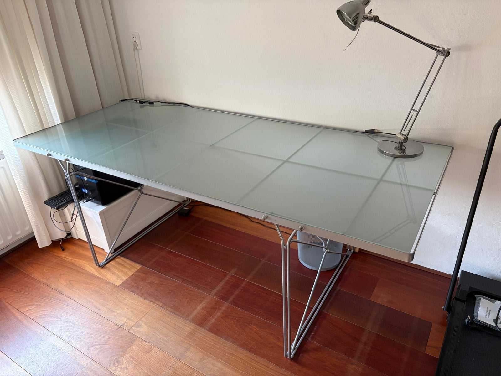 Ikea glazen tafel, Ophalen, Gebruikt, 50 tot 100 cm, Vijf personen of meer