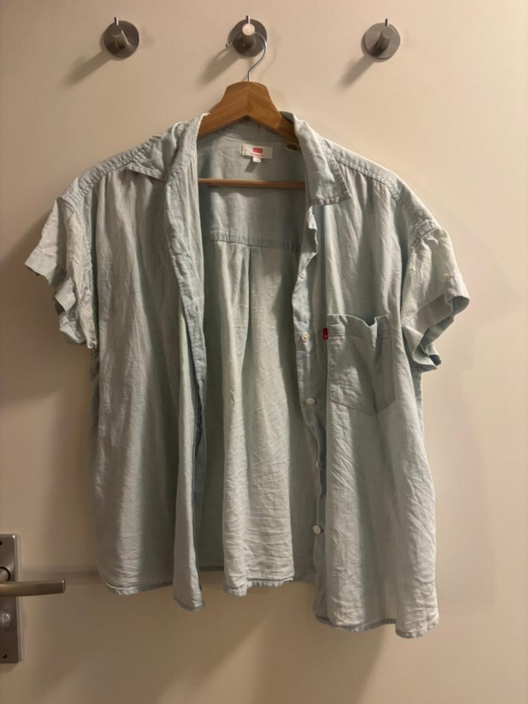 Levi’s blouse, Kleding | Dames, Verzenden, Zo goed als nieuw, Maat 34 (XS) of kleiner, Blauw