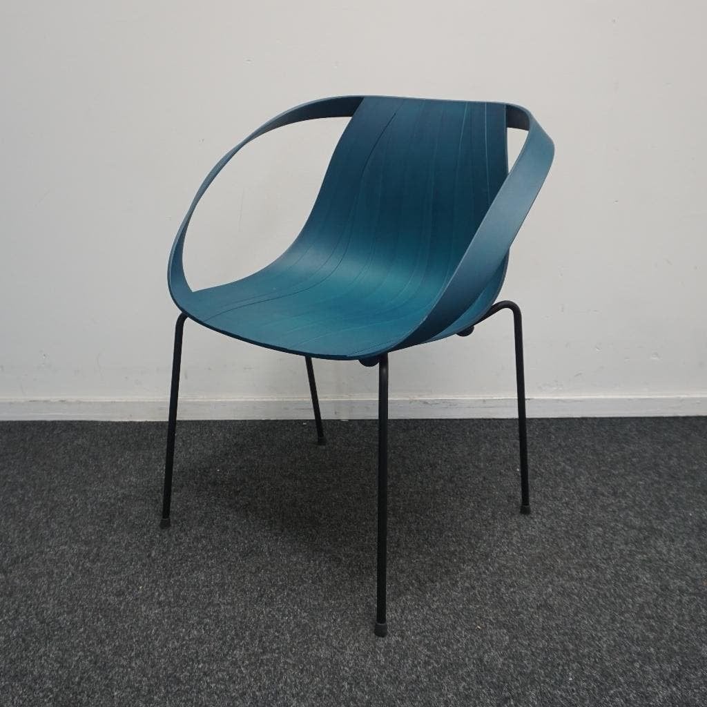 Moroso Impossible Wood tuinstoel | Armstoel | Ocean Blue, Gebruikt, -, Blauw, -