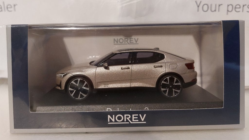 Norev 1:43 Polestar 2 2024 jupiter metallic nieuw in display, Hobby en Vrije tijd, Ophalen of Verzenden, Nieuw, Auto, Norev