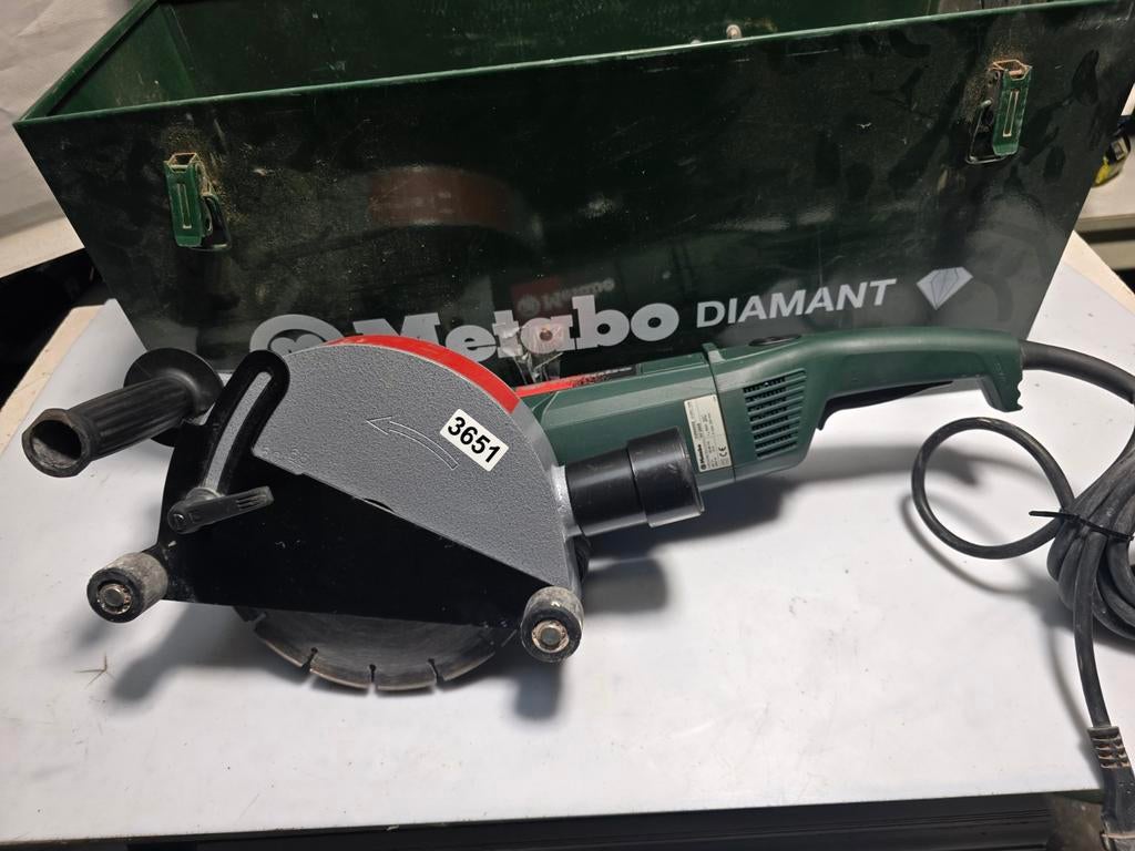 Metabo muurfrees sleuvenfrees 230mm 2500W in koffer, Ophalen of Verzenden, Metabo, N.v.t, N.v.t