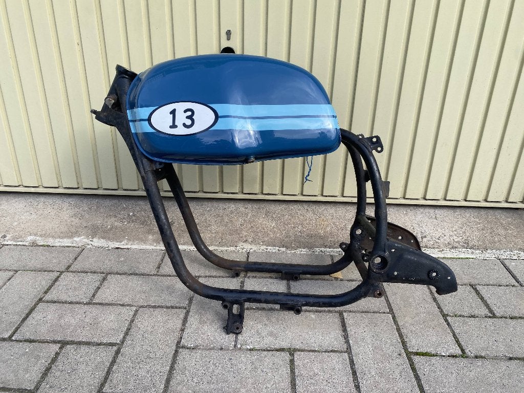 BMW R80/7 frame met zeer nette tank, Motoren, Ophalen, Gebruikt
