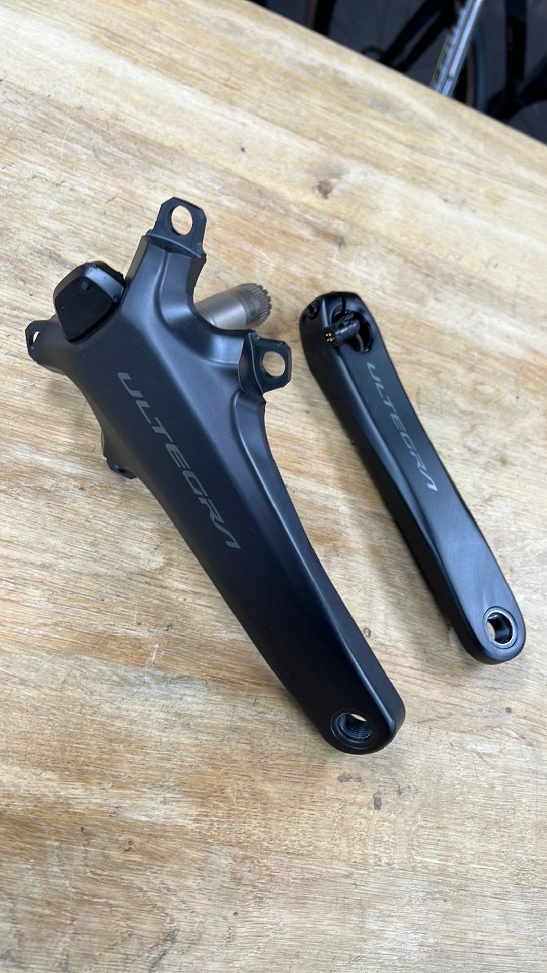 Shimano ultegra powermeter crankstel, Fietsen en Brommers, Crankstel of Pedalen, Verzenden, Zo goed als nieuw, Gravelbike