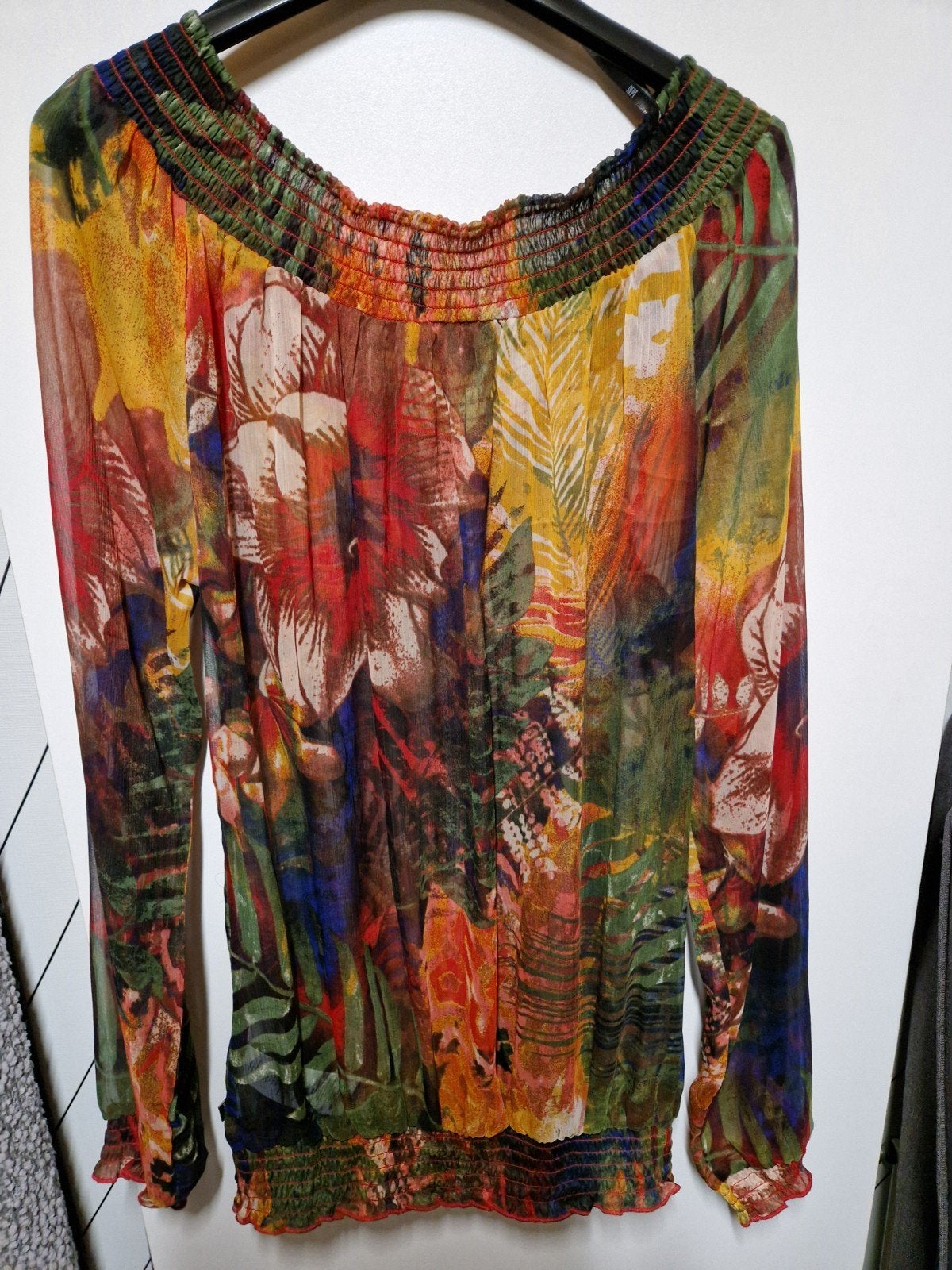 DEPT BLOUS MET VERSCHILLENDE KLEUREN RONDE HALS MAAT XL, Maat 38/40 (M), Overige kleuren, Nieuw, Ophalen of Verzenden