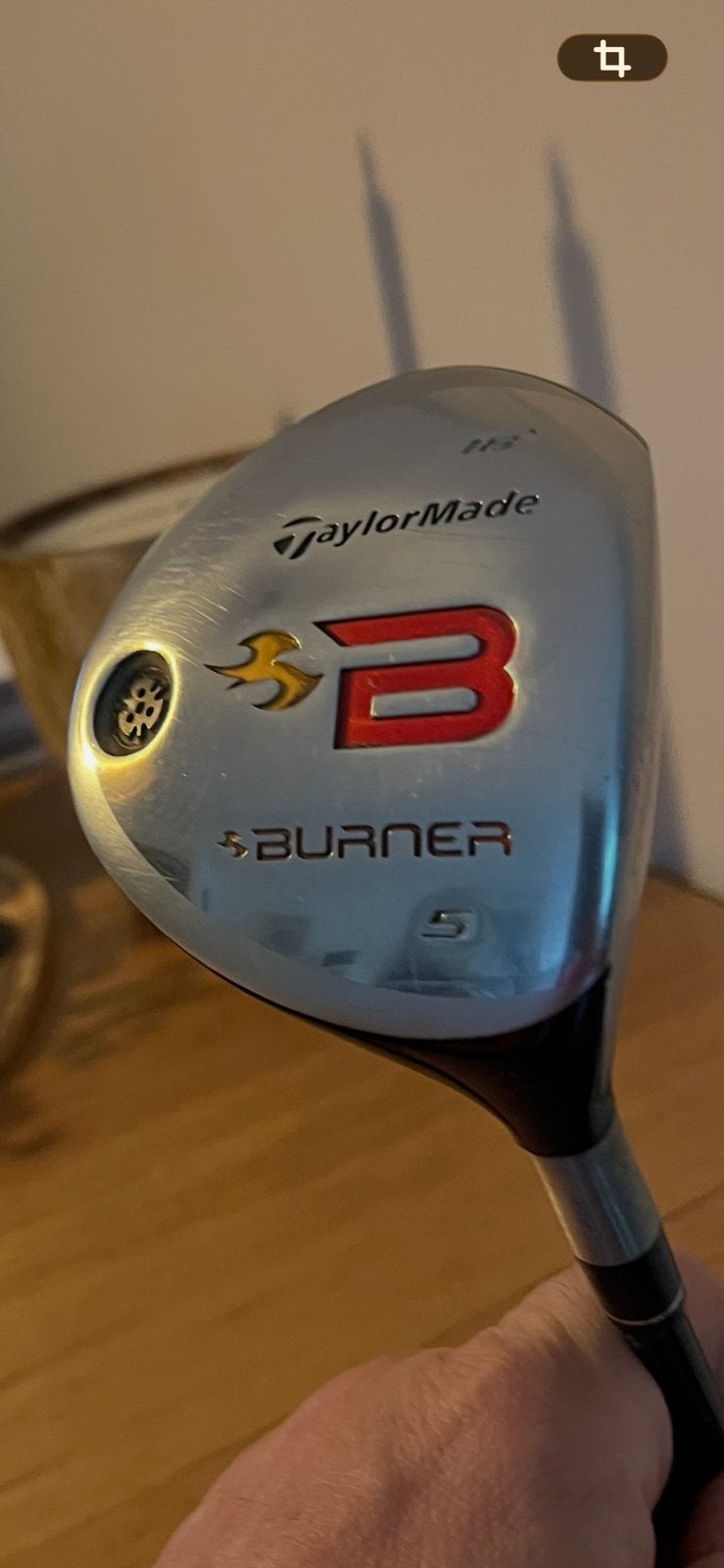 Taylormade burner 5 fairway wood, Ophalen of Verzenden, Gebruikt, Club