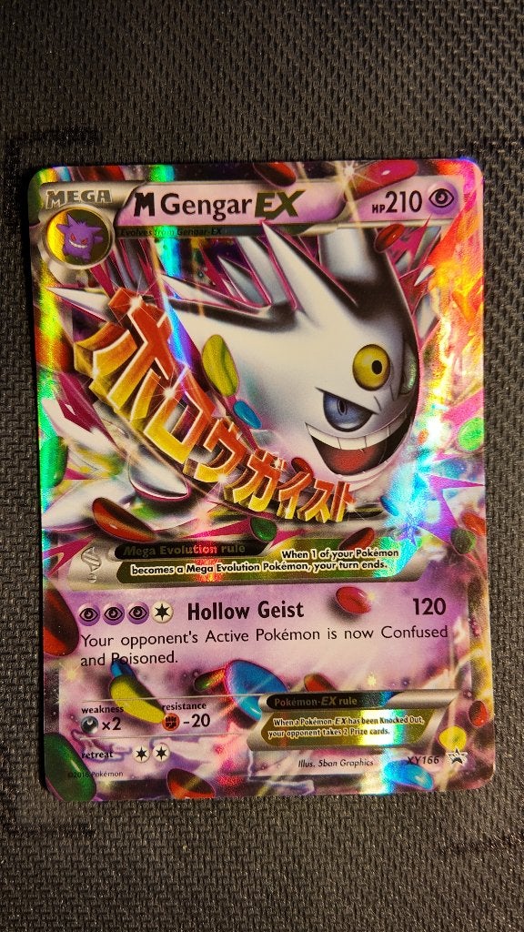 M Gengar-EX XY166 XY Black Star Promos | Pokemon kaart, Ophalen, Zo goed als nieuw, Losse kaart, Foil