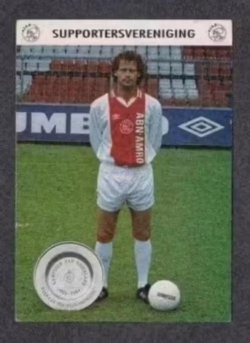 Voetbalkaart Ajax Amsterdam Danny Blind., Ophalen of Verzenden, 1980 tot heden, Ongelopen, Sport en Spel