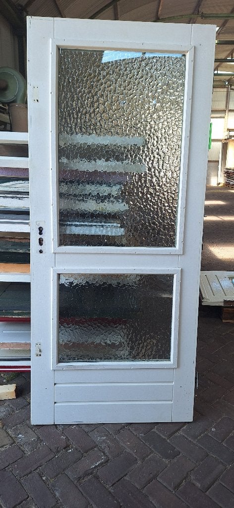 Achterdeur schuurdeur buitendeur deur 205.5 x 87.4 ( 060 ), Doe-het-zelf en Verbouw, Deuren en Horren, Ophalen, Gebruikt, 80 tot 100 cm