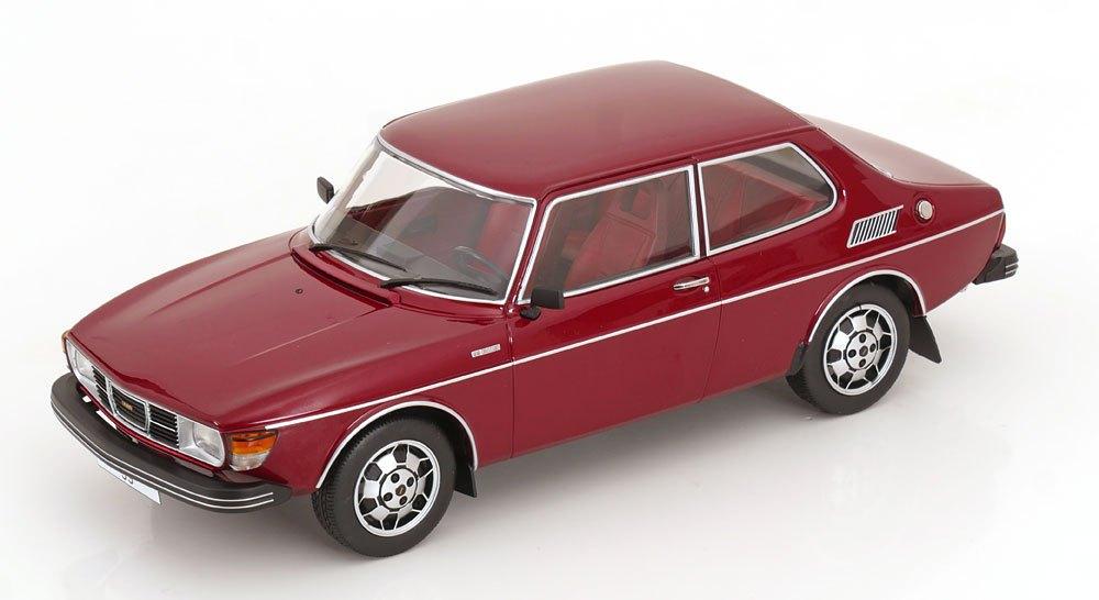 MCG 1:18 Saab 99 EMS donkerrood 1977