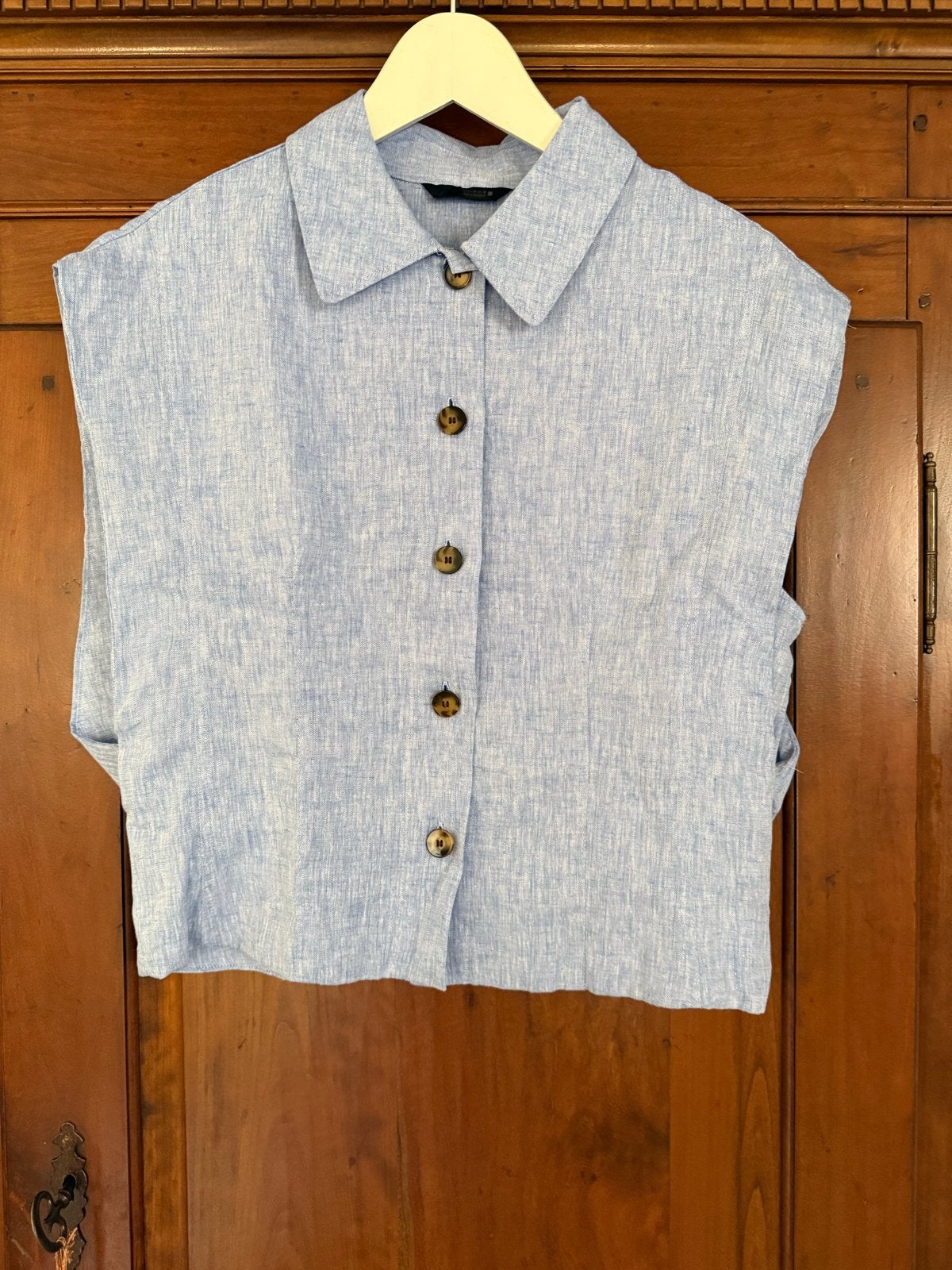Zara linnen blouse, nieuw, maat M, Maat 38/40 (M), Blauw, Ophalen of Verzenden, Zo goed als nieuw