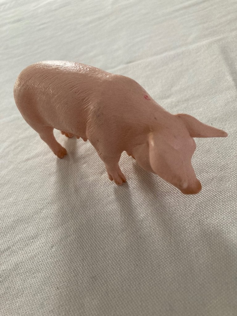 Schleich zeug , varken vintage, Ophalen of Verzenden, Zo goed als nieuw, Boerderijdier, Beeldje of Figuurtje