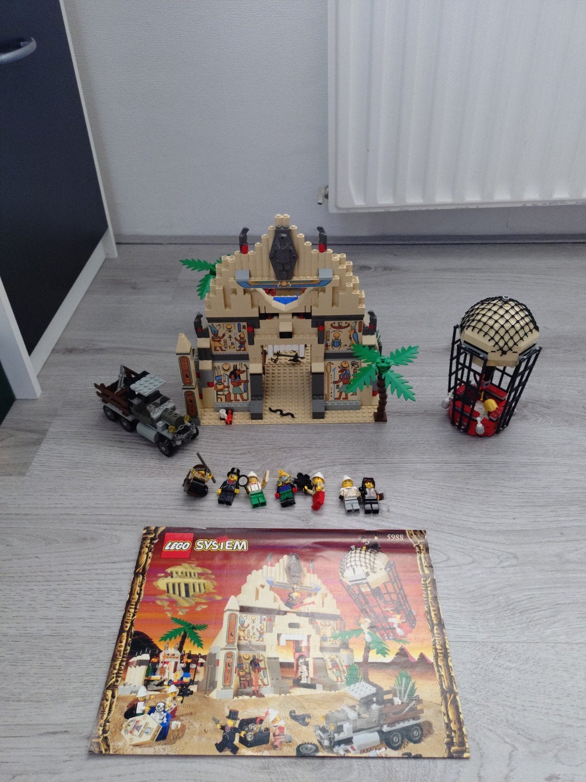 Lego 5988 farao ruïne als nieuw, Compleet, Lego, Ophalen of Verzenden, Zo goed als nieuw
