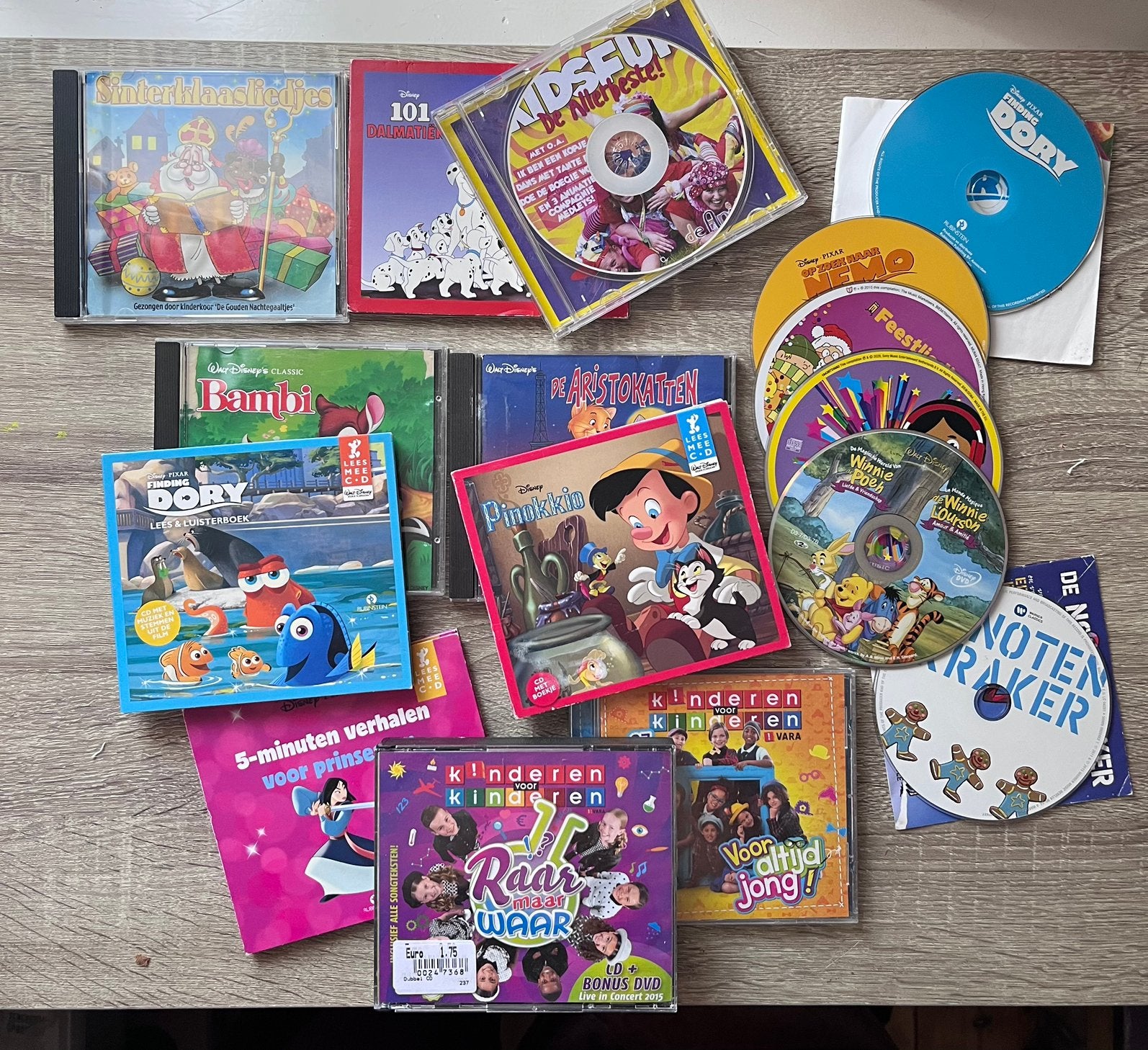 Gratis, kinder luister cd’s muziek divers, Cd's en Dvd's, Ophalen, Gebruikt