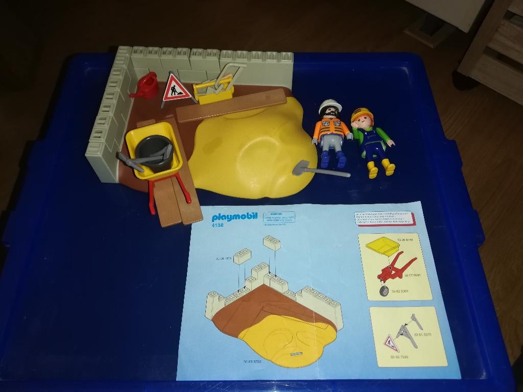 playmobil bouwplaats 4138, Ophalen of Verzenden, Zo goed als nieuw
